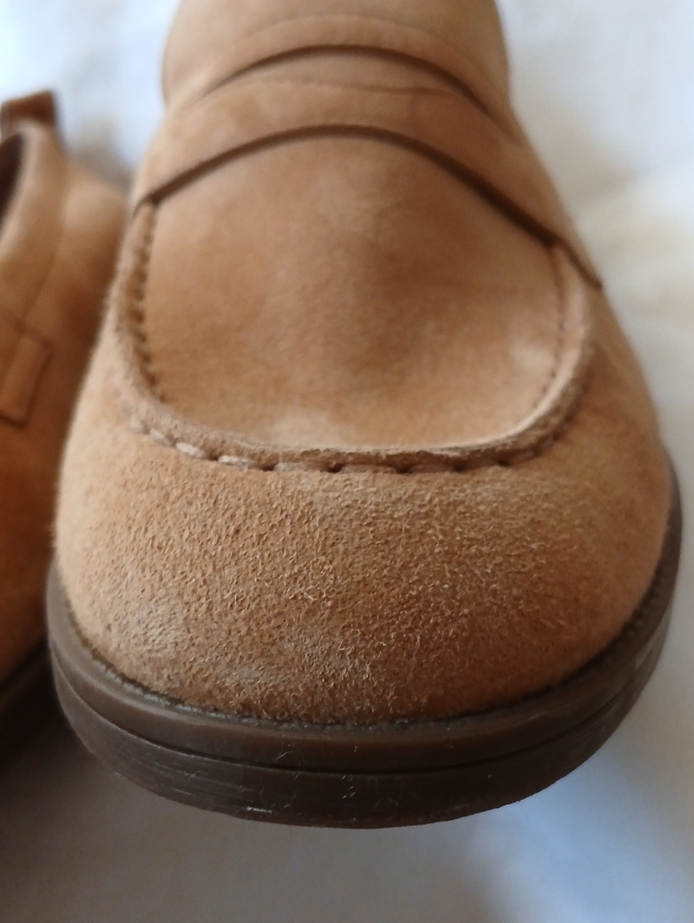 Cole Haan - Womens Suede Penny Loafers Tan Size 11B - Picture 11 of 11